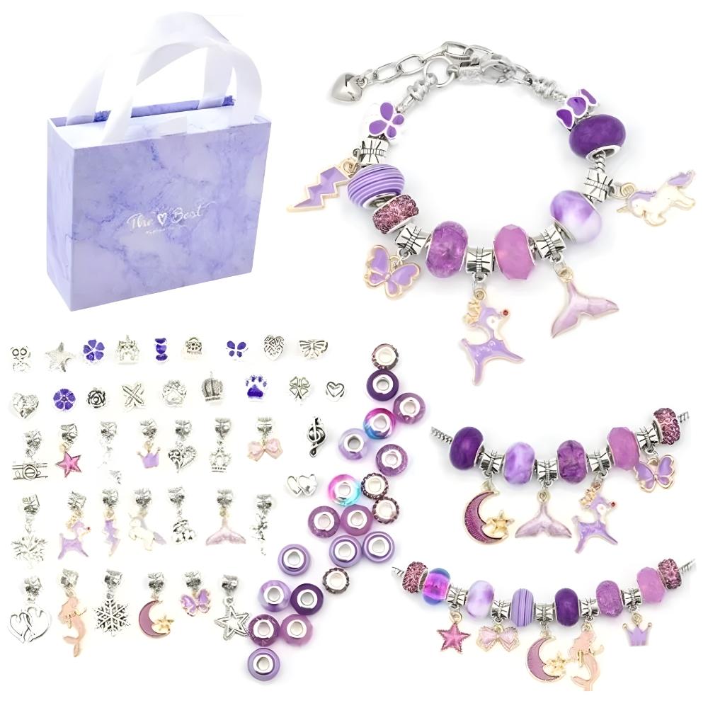 Schmuckherstellungsset Perlen Anhänger Charms Geschenk für Mädchen