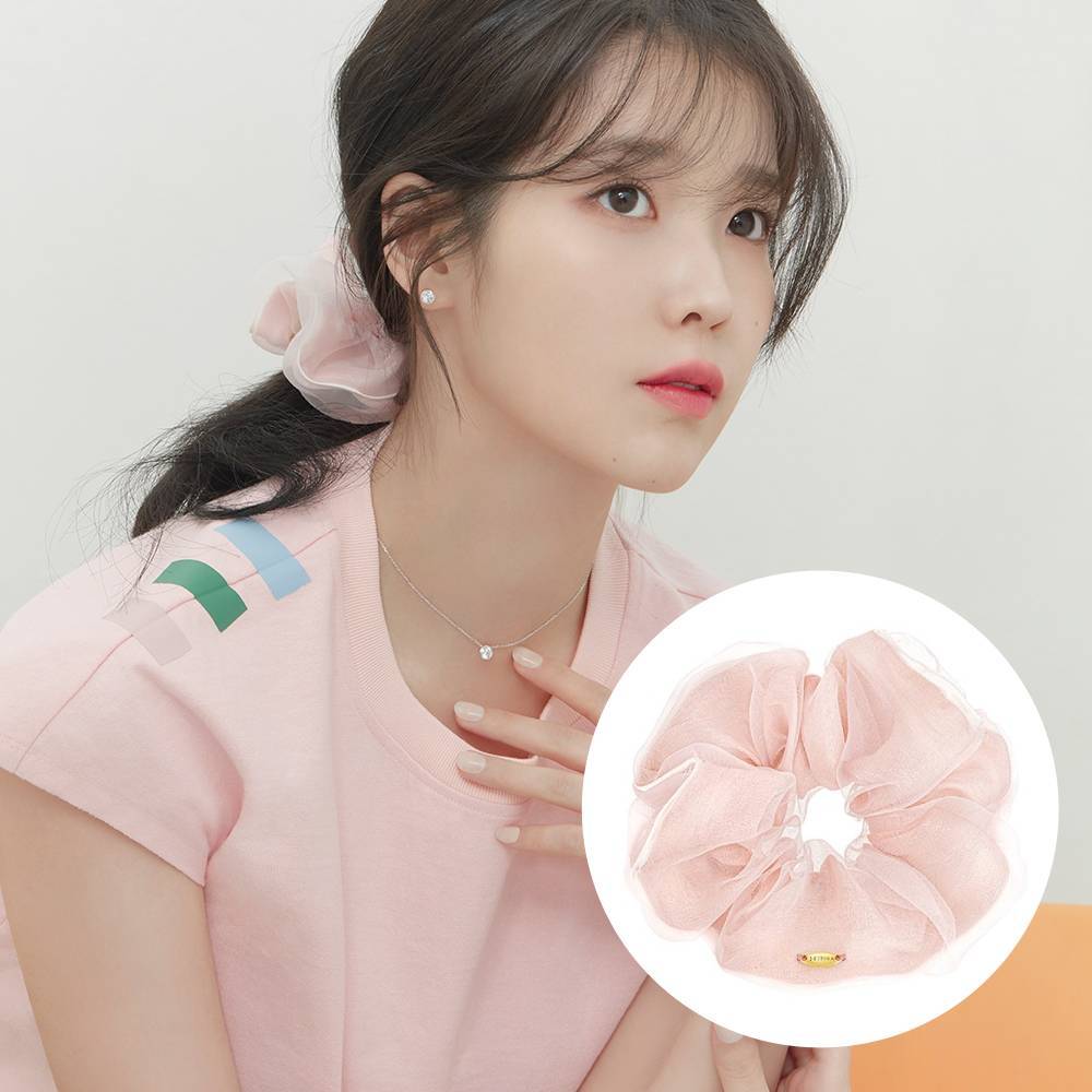 

Резинка для волос из органзы Lala J - Нежно-розовая (Jaljhs2Bf821Fa000)