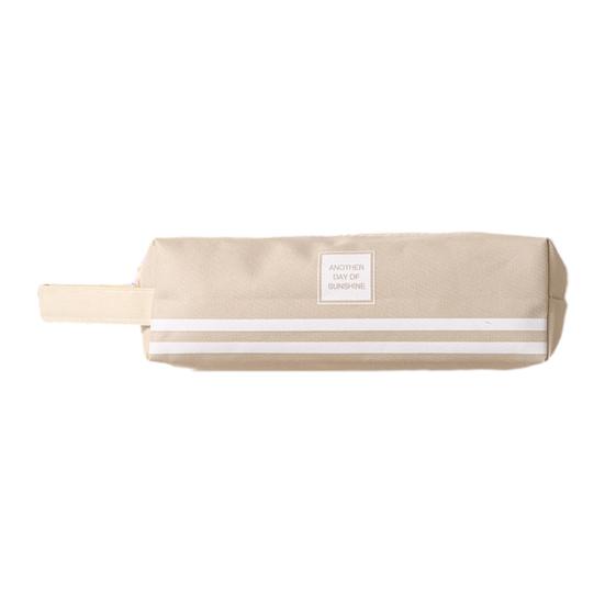 Tragbare Leinwand-Federtasche mit Griff Große Kapazität Schreibwarentasche Schüler-Stifte-Organizer für Stifte Marker Lineale Schulanfangsgeschenke