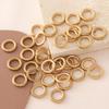 Gold-Filled Stainless Steel Seamless Connecting Ring for DIY Jewelry - Necklace & Bracelet Accessories