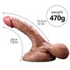 Meat-King Super Soft Dildo with Egg Female Sex Toys Liquid Silicone Simulation Phallus Suction Cup Female Masturbation Devices