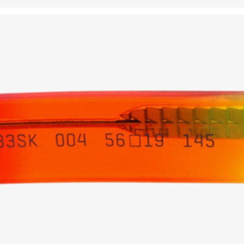 Puma Pu0083sk 004 Ripper Square Horn Rimmed Over Asian Fit Mirror Sunglasses