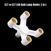 E27 Lamp Holder 4 In 1/5 In 1/6 In 1 E27 Base Socket Splitter LED Lamp Socket Light Bulb Lamp Splitter Adapter Holder 220V 110V