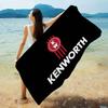KENWORTH Logo Microfiber Blanket Quick Drying Beach Towels Oversized Printing Super Absorbent Pool Towel Blanket