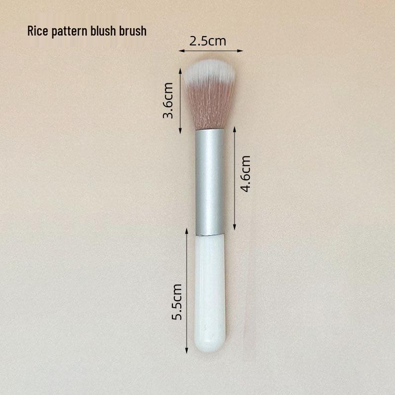 Mini Makeup Brush Set: Blush, Powder, Highlighter, Contouring, Eyeliner, Eyeshadow, Concealer Brushes with Soft Bristles