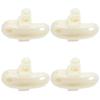 15pcs Greenhouses Pulley Plastic White Durable Ventilator Pulley Wheel for Agriculture Livestock Farms Greenhouses