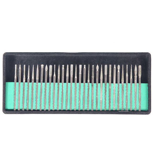 Ceramic Diamond Nail Drill Milling Cutter Nail Art Manicure Files Electric Rotary Grinder Tools