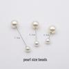 Gold & Silver Pearl Double-Ended Bead Pin: Versatile Hat, Dress, Shoe Accessory