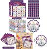 Festival Themed Bingo Card Kit With Call Sheets And Stickers For Holiday Family Fun