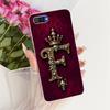 Clear Cover For Realme C2 Case Luxury Crown A-Z Letters 2D Flat Pattern Soft Phone Case For Real me C2 RMX1941 RMX1945 RMX1943