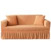 1/2/3/4 Seater Seersucker Sofa Slipcover High Stretch Couch Cover Thick Corner Sofa Protector Elastic Corner Couch Covers