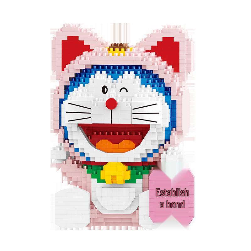 

2026 New Year Doraemon & Nobita Small Particle Building Blocks Educational Toy