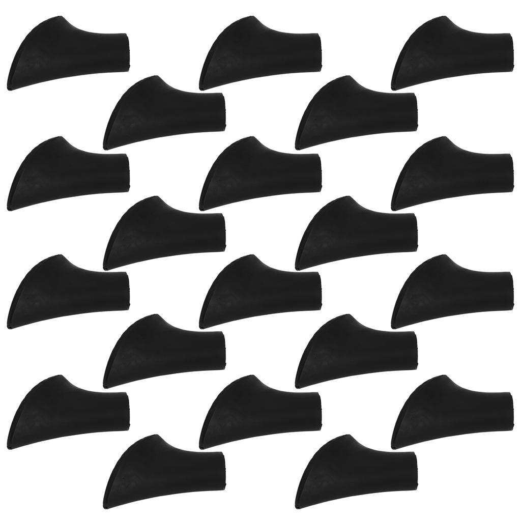 20 Stück Outdoor Wanderstockspitzen-Schutz Wanderstock Ersatzspitzen Ende für Wanderstock