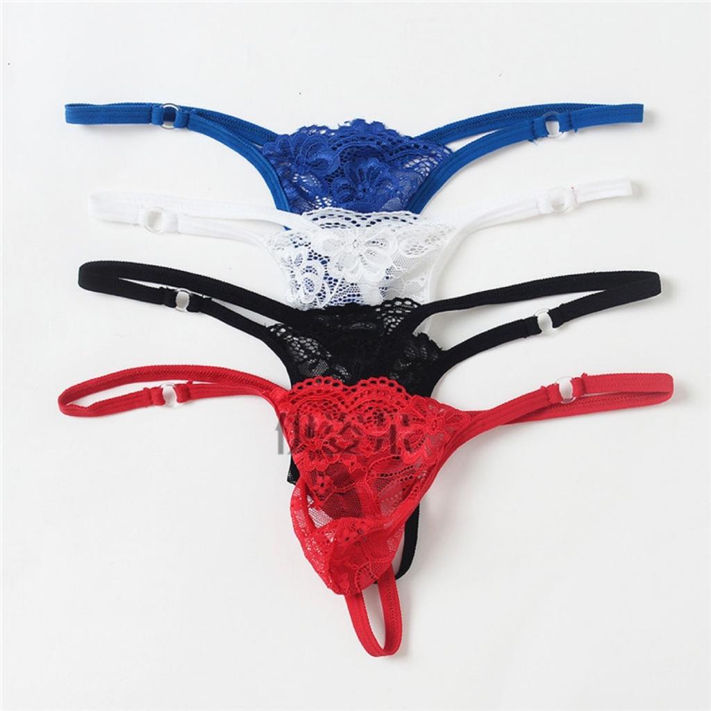 Sex Fun Men Wild Sexy Circle Panties, Men's Temptation Sex Fun Thong Low Waist Men's Thong