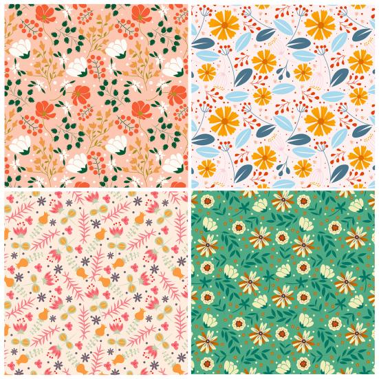 12Buc Material Hârtie Vintage Jurnal Hârtie Elegant Flore Model Scrapbooking Hârtie DIY Artizanat