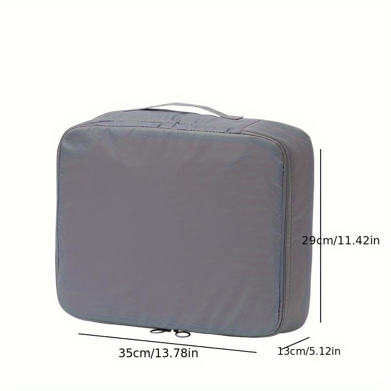 1pc Travel Portable Clothing Storage Bag Large Capacity 3 Pocket Breathable Mesh Bag for Underwear Organizer Bag Luggage Storing