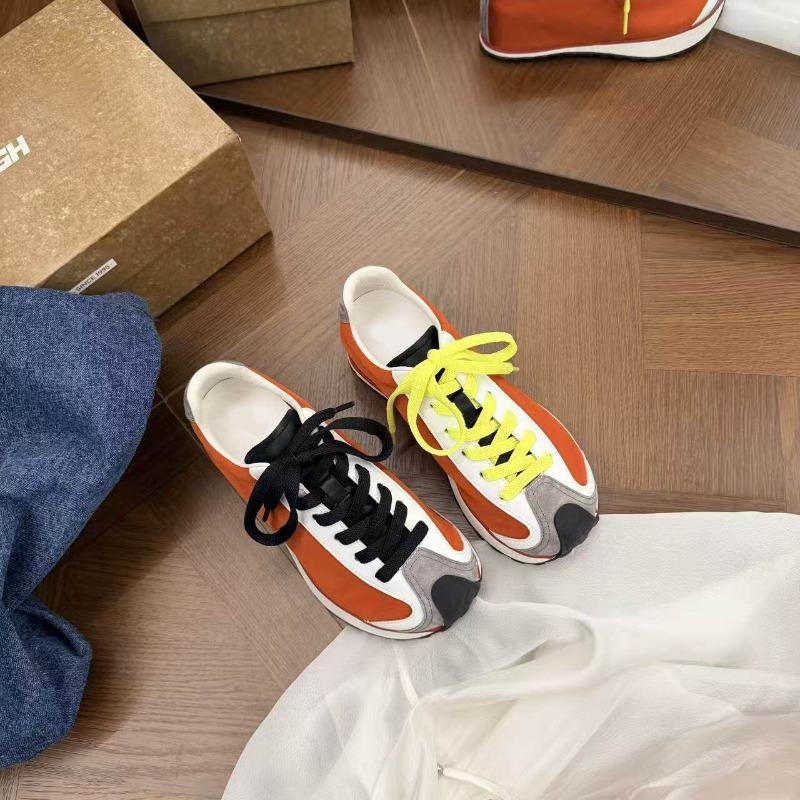 Dexun Shoes Spring Edition Colorful Waffle Shoes Spring New Platform Dexun Shoes Women s Forrest Gump Shoes Versatile Casual Shoes 35 красный