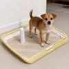 Large Dog Toilet with Anti-Splash Post – Easy To Clean Tray for Medium and Large Dogs