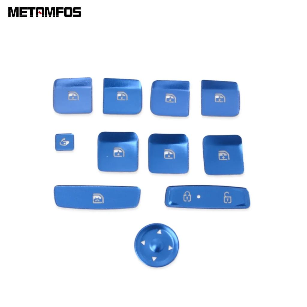 Window Lift Switch Button Cover Trim For Hyundai Tucson NX4 2024 Aluminium Alloy Interior Accessories Car Styling