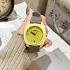 GCCLIYO Women's Dopamine Niche Color Block Apricot Watch - Spring Mountain Xiaohongshu Style Student Watch