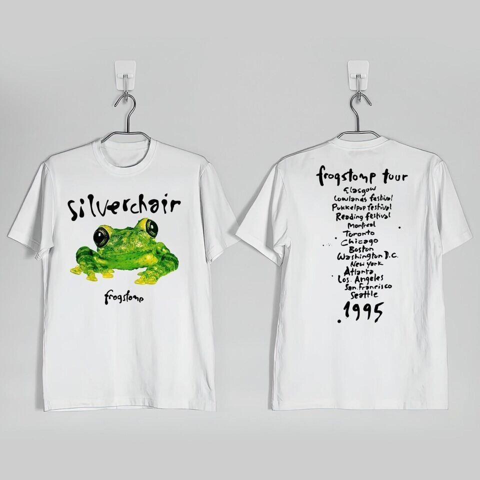 1995 Silverchair Frogstomp Tour Promo 2 Side Unisex White T- Shirt M