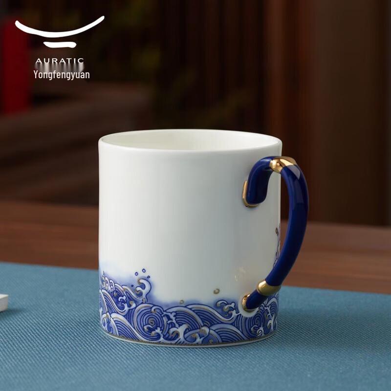 Auratic Mr. Porcelain 'Pearl On the Sea' Ceramic Mug
