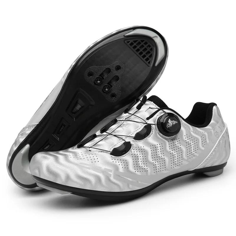 Road bicycle shoes Mtb Men Racing Bike Shoes Self-Locking Speed Bicycle Sneakers Mountain Road Cycling Footwear Women Spd Cleats