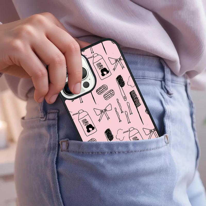 Scissors and Combs Barber Shop Hair Stylist Phone Case For iPhone 17 Air 15 16e 14 13 Pro Max Coque 12 11 Pro Max PLUS cover