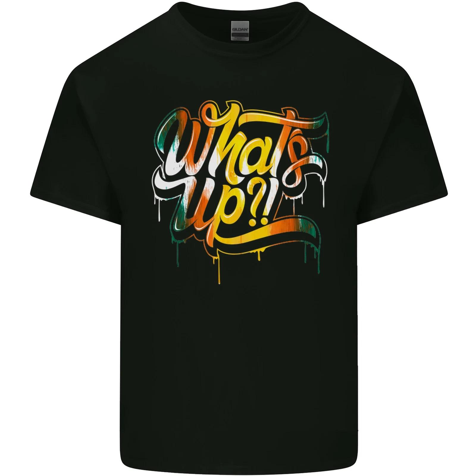 

Whats up Colourful Slogan Kids T-Shirt Childrens XL