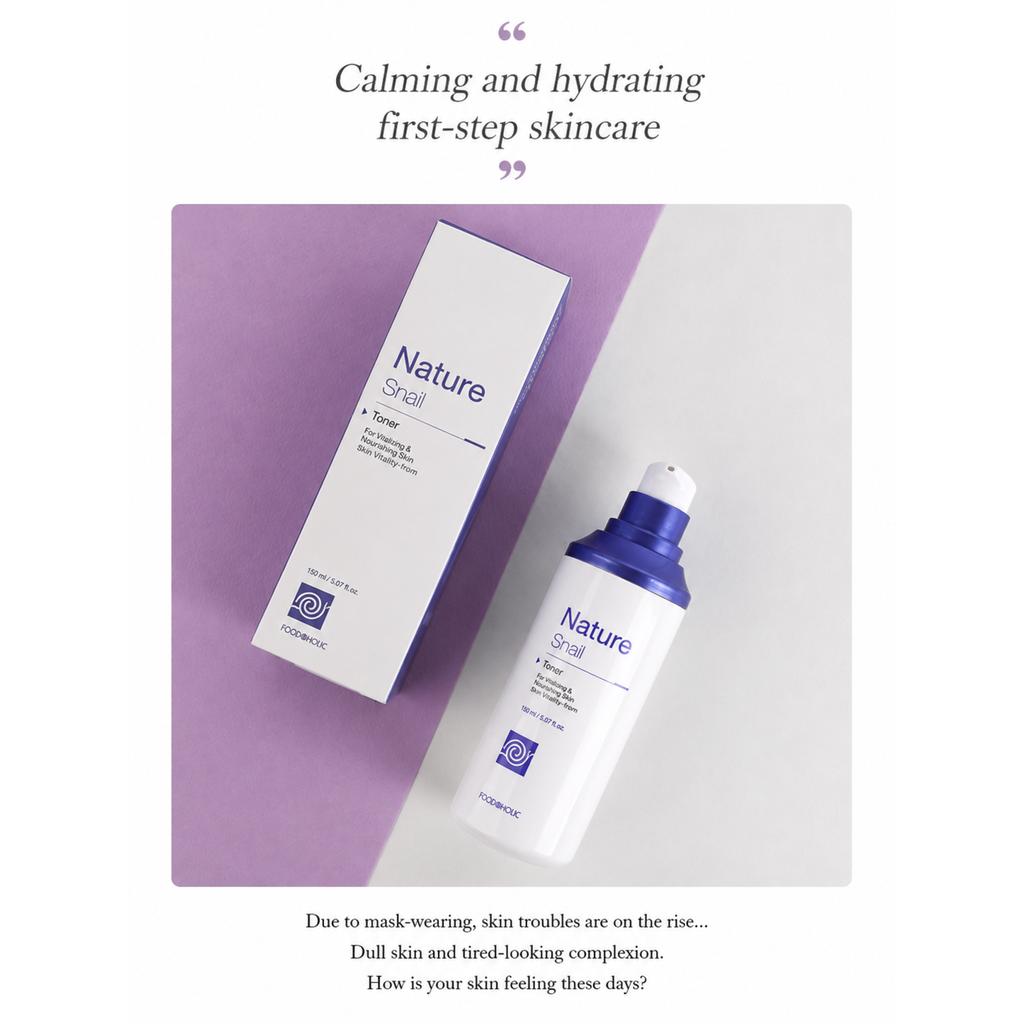 FoodaHolic Nature Snail Mucin Regenerating Toner 150ml