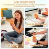 Ice Cream Squeeze Squishy, Ice Cream Cone Dumpling Slow Rise Sensory Toy Soft Squishy Sensory Squeeze Ball