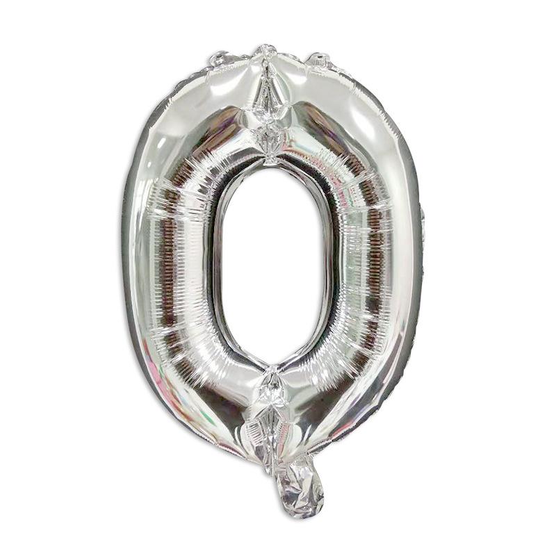 

Тонкое тело 40-дюймовый большой цифровой шар из алюминиевой пленки 42-дюймовый цифровой шар украшение для вечеринки по случаю дня рождения гелиевый шар парящий в воздухе 40 inch silver number 0