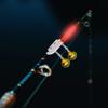 1PC Fishing Pole Clip On Light Waterproof Fishing Rod Tip Lamp Rechargeable Fish Finder Alert Glow Stick Stable for Night