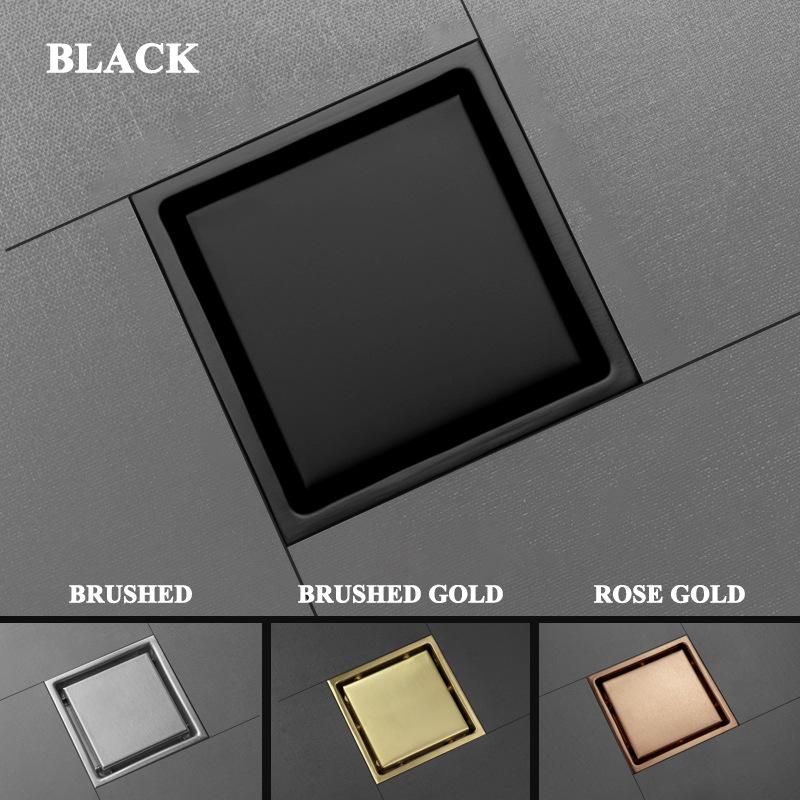 Floor Drain Invisible 304 Stainless Steel Tile Dual-Use Bathroom Shower Room Anti-Odor Anti-Bug Floor Drain Core