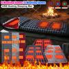 5V USB Sleeping Electric Heating Pad Heated Cushion Cold Resistant 3-Level Temperature for Outdoor Camping Heated Electric Mat