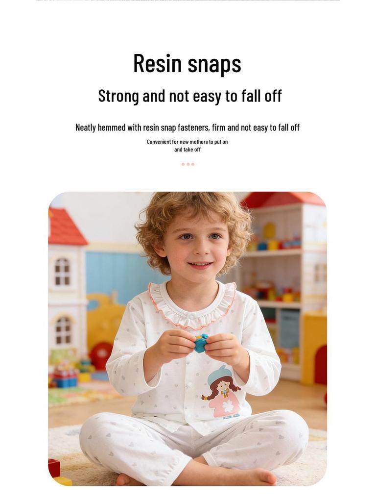 Kids' Spring/Autumn Pajamas: Lyocell Two-Piece Set for Boys & Girls - Lightweight Top & Pants