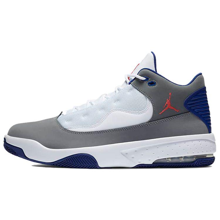 

Air Jordan Jordan Max Aura 2 Grey Royal Blue Мужские кроссовки Дымчато-серый белый Deep-Royal-Blue CK6636-004
