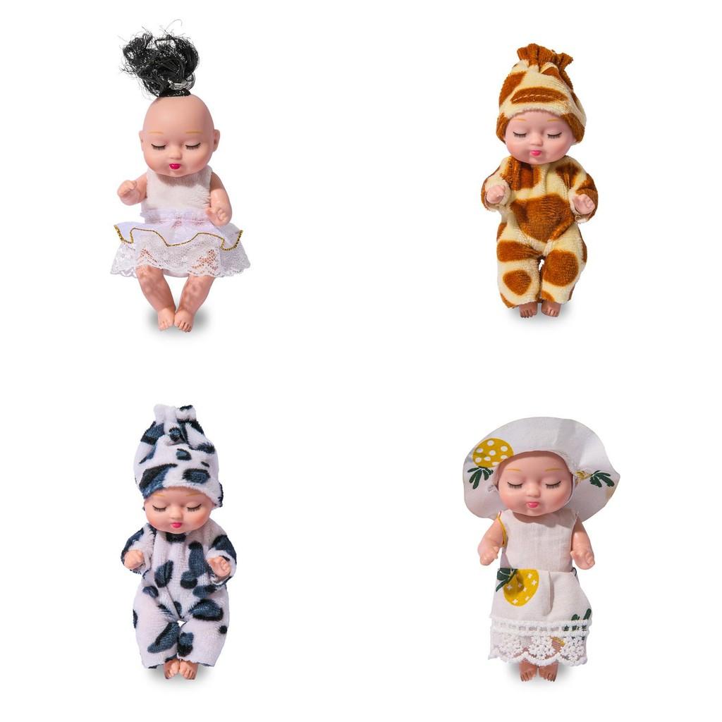 Reborn Schlafpuppe Mädchen Pvc Bjd Spielzeug mit verstellbaren Gelenken und weicher Kleidung