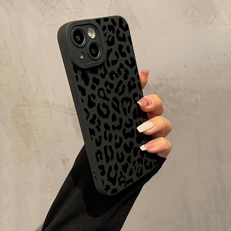 Leopard Print Graphic Phone Case for iPhone 15 14 13 12 11 X XR Xs SE2 SE 8 7 Plus Pro Max Mini Silicone Back Cover
