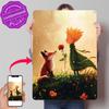 The Little Prince and the Fox Poster Retro D Printed Metal Signs Customized Wall Hanging Gift for Gaming Room Decoration Items