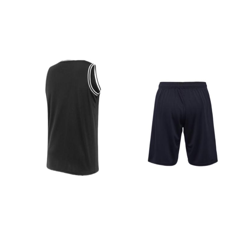 Under Armour Logo Print Loose Knit Quick-Dry Breathable Tank Top Training Shorts Casual Sports Set Men Sets Black 21500201-001+21500101-001