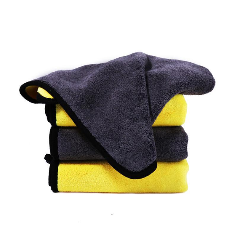 Thickened Absorbent Car Cleaning Cloth - Soft, Non-Damaging, Multi-functional Towel for Wiping and Decontaminating.
