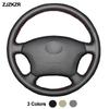 Car Auto Steering-Wheel Cover For Toyota Land Cruiser Prado 120 2004-2009 Land Cruiser 1995-2007 Tacoma Hilux Volant 2005 2006