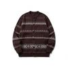 Cárdigan de Punto Fair Isle Unisex para Adolescentes - Ajuste Holgado Mezcla de Acrílico Ropa Casual