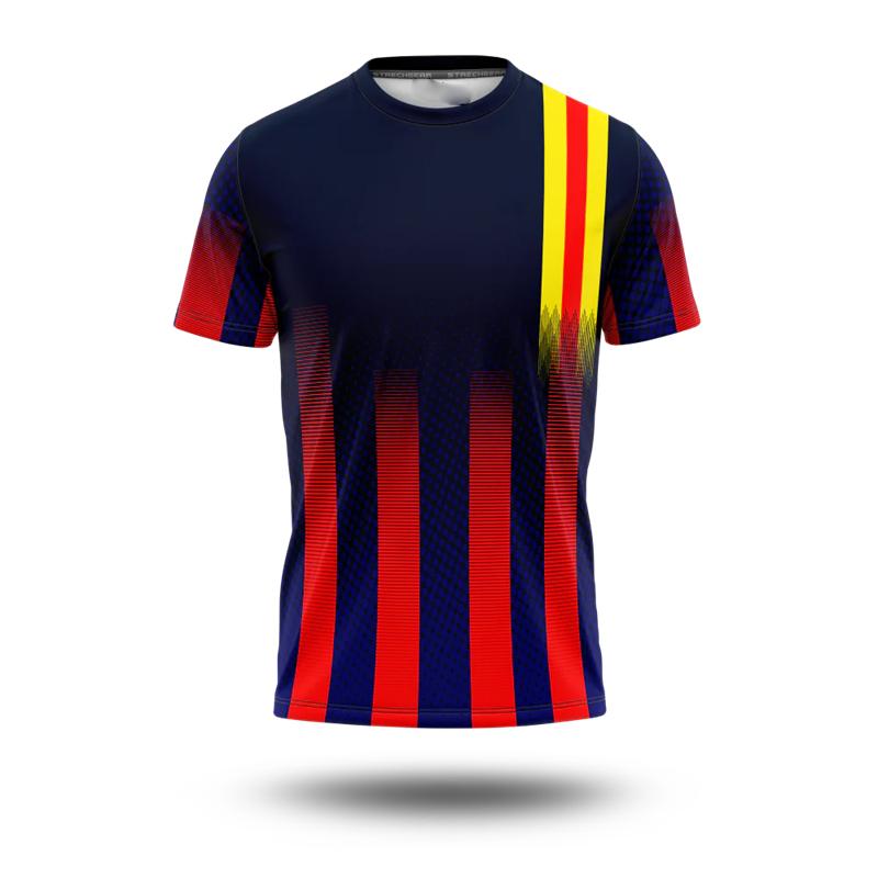Camiseta con Bandera de Francia para Hombre Rayas Simples Estampado 3D Manga Corta Camisetas Camiseta Deportiva Cómoda Transpirable