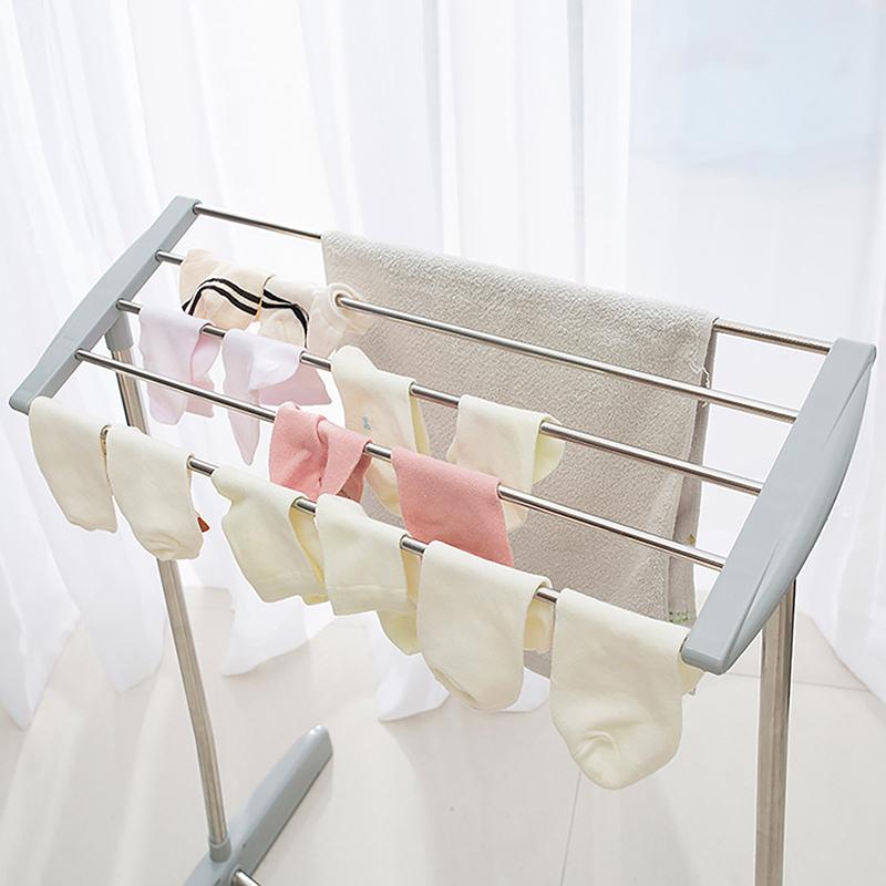 5-Hole Drying Rack Easy To Assemble Waterproof For Condos Strong Drying Rack Clothes Drying Rack Stainless Steel Drying Rack