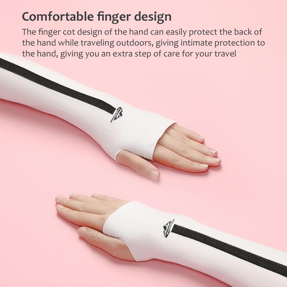 5 Paar UV-Sonnenschutz-Armstulpen Kühlende Armstulpen für Outdoor-Radfahren Laufen Ärmel für