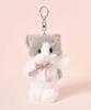 Fluffy Animal Mascot Plush Keychain Key Charm Bag Charm Charm Cat Cat Calico Chick Koala (Calico)