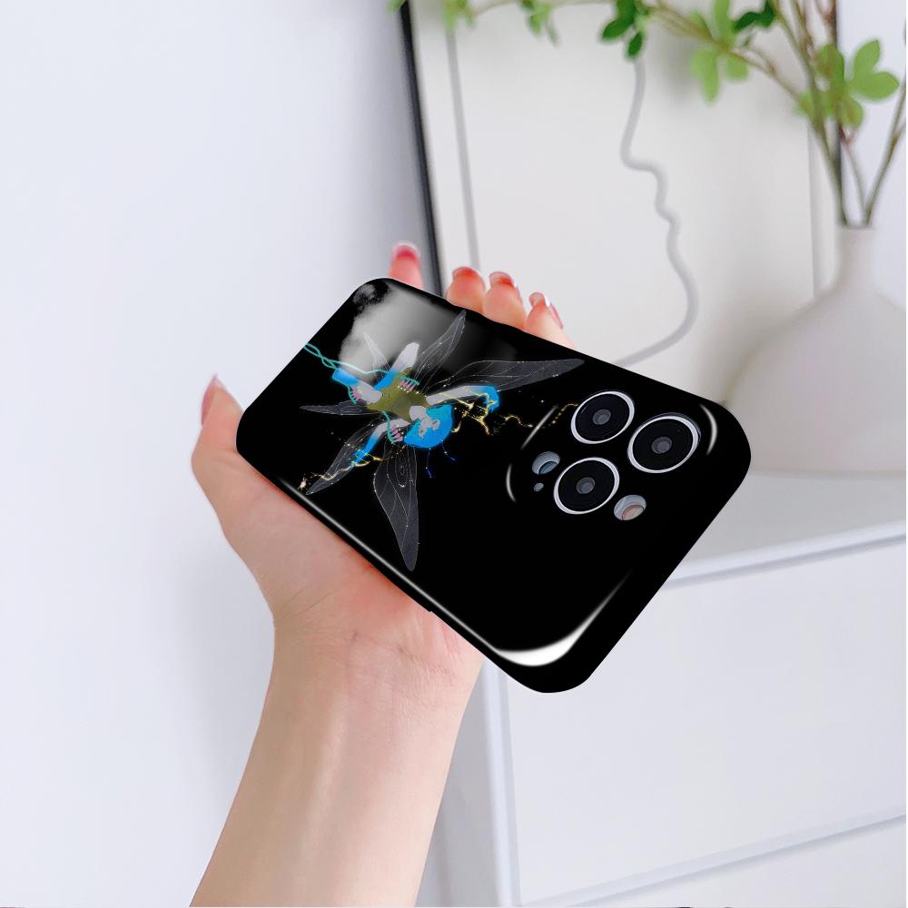 All-inclusive Filmový Kryt na Telefon Kreslený Módní Design Tvrdý Kryt Plné Pokrytí Pouzdro s Ochrannou Kamery pro iPhone Huawei Honor Vivo Google