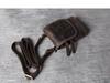 Retro Mini Leather Crossbody Bag - Men's Chest & Waist Phone Bag, Top Layer Cowhide